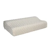 shumee Ortopedska, ergonomska, profilirana blazina iz zdravju koristne spominske pene za spanje 30x50 cm - Deco Cream