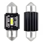 2/1 Led sijalica za auto Canbus UltraBright C5W 31mm 12-24V bela Amio
