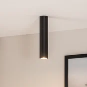 EMIBIG LIGHTING Stropni žaromet Tecno 1M, jeklo, GU10, višina 30 cm, črn - Dnevna soba/jedilnica - Sodobni - Kovina