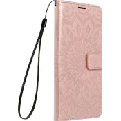 MEZZO Knjigasta torbica za XIAOMI Redmi 15 4G / 5G (171.1) mandala rožnato-zlata