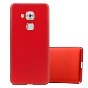 Cadorabo Cadorabo Case, združljiv s Huawei v kovinski rdeči barvi - trdi zaščitni pokrov v kovinskem videzu pred praskami in udarci, (20568820)
