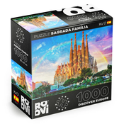 Roovi - Puzzle Sagrada Familia, Barcelona, Španija - 1 000 kosov