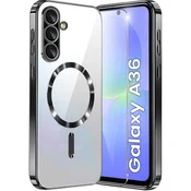 GS Ovitek za Samsung Galaxy A36 5G, Electro MagSafe, črn + zaščitno steklo za zaslon