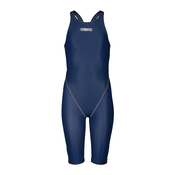 ARENA Športna kopalna moda POWERSKIN ST NEXT OB JR mornarska/svetlo siva