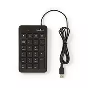 Nedis KBNM100BK - Številčna tipkovnica USB