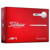 Golf žogice Titleist TruFeel White AIM