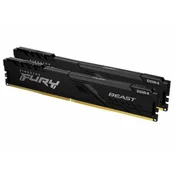 Memorija KINGSTON 64GB(2x32GB)/DIMM/DDR4/3200MHz/CL16/FURY Beast XMP