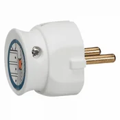 50183 VTIČ 2P/16A/230V MAX. 3680W RAVNI BELA LE050183