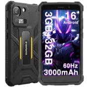 AGM Note N2 Active 3/32GB LTE pametni telefon, Android 16 GO, črn + silikonski ovitek