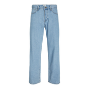 Light blue men straight fit jeans Jack & Jones Eddie - Men