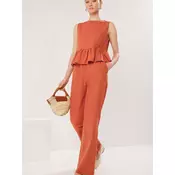 Trendyol Hlačni kostim oranžna