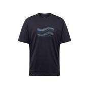 Pamucna majica Armani Exchange za muškarce, boja: tamno plava, s tiskom