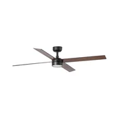 FARO 34356WT1S- LED ventilator z zatemnjevalnikom RUDDER L 18W/230V CCT, premer 132 cm, rjav/črn, WT + DO