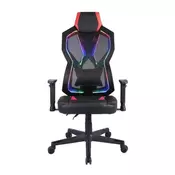 MARVO CH173 RGB Gejmerska stolica RGB, Crna