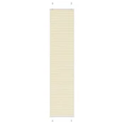 Plisirana zavjesa krem boje 40x200 cm Širina tkanine 39,4 cm Poliester