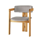 Hanah Home Trpezarijska stolica 58x76x49cm Hrast-Svijetlosmeda