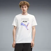 Graphics Cyber PUMA Tee Men, Clothing, White, L