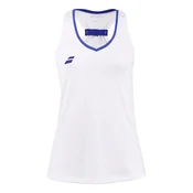 Dekliška brezrokavna majica Babolat Play Tank Top Girl White 12 - 14 let