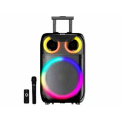 Intex karaoke zvucnik T1219 Trolley AUX, USB, SD, FM, BT, 1 x Bežicni mikrofon 40W