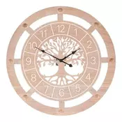 Autronic Stenska ura Wall clock - diameter 60 cm, MDF, tree of life in the center (HW4004)