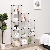 Songmics Omara 93x31x123 cm bela