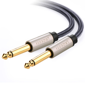 Ugreen AV128 Jack kabel 6,35 mm - 1 m - siv KP26287