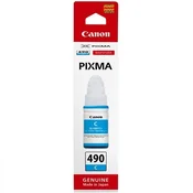kartuša Canon GI-490C modra/cyan steklenička original