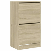 Ormaric za cipele s 2 ladice boja hrasta 60 x 42 x 108 cm