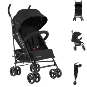 KikkaBoo Kišobran kolica Beetle Black (KKB30172)
