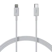 Allity AUC-03 kabal (USB-C- Lightning) 1m 27W beli ( 21325 )