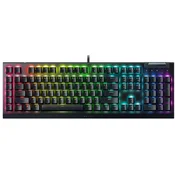 Tipkovnica RAZER BlackWidow V4 X, mehanička, Yellow switch, RGB, HR/US Layout, crna, USB