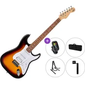 PSD Guitars STC-100-HSS SET 2 Sunburst Električna kitara
