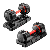 INSPORTLINE set podesivih jednoručnih utega DuraBell (2x24.5kg)