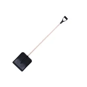 Lopata za sneg 40cm sa drvenom drškom I pvc ruckom