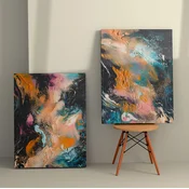 Wallity Zidna dekoracija 2KNV4388, 70 x 100cm, 2 komada