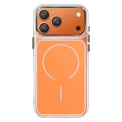 AVIZAR MagSafe ovitek za iPhone 17 Pro Max, dvomaterialna, ultra ojačana zaščita, Oranžna, (5000190647)