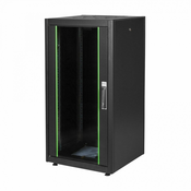 Digitus kabinet 22U 1155 600x600 črn sestavljen DN-19 22U-6/6-DB