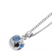 Ženski oliver weber blue eye aquamarine lancic sa swarovski plavim kristalima ( 11028 )