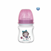 Canpol babies steklenička s pitnikom Toys, roza, 120 ml
