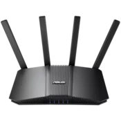 ASUS RT-BE59 BE5000 Dual-Band WiFi 7 (802.11be) Smart AiMesh Extendable Router, 4K-QAM, MLO, 2.5G WAN and LAN port, Up to 3 SSIDs for IoT Devices, Parental Controls & VPNs, Advanced Network Security - 90IG0AE0-MO9C00
