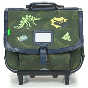 Tanns TIMOTHEE CARTABLE TROLLEY 38 CM Kaki