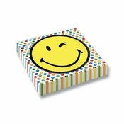 Papirnati prtički Smiley World 33 x 33 cm, 16 kosov