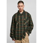 Boxes Fane Check Shirt bottle green/orange