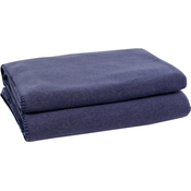 ZOEPPRITZ volnena odeja Soft Fleece indigo - 220x240cm