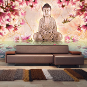 Foto tapeta - Buddha and magnolia 450x270