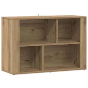 Vidaxl Strani šal Umetni hrast 80 x 30 x 53 cm Konstruiran les