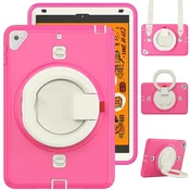 Ohišje za iPad Mini 4/5 7,9 s stojalom in naramnico roza