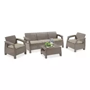 Set vrtnega pohištva Corfu II max cappuccino