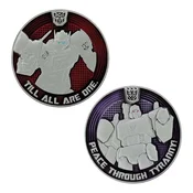 Transformers G1 kolekcionarski novcic Autoboti protiv Decepticona, 38 mm