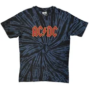 AC/DC Logo Wash Dip-Dye On Black XL Majica